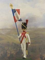 Standardbearer grenadier napoleonic model toy soldiers miniatures figurines for colle 1810 aigle alfiere anno bearer french painted toy soldiers military figures kits sale portabandiera porte standard